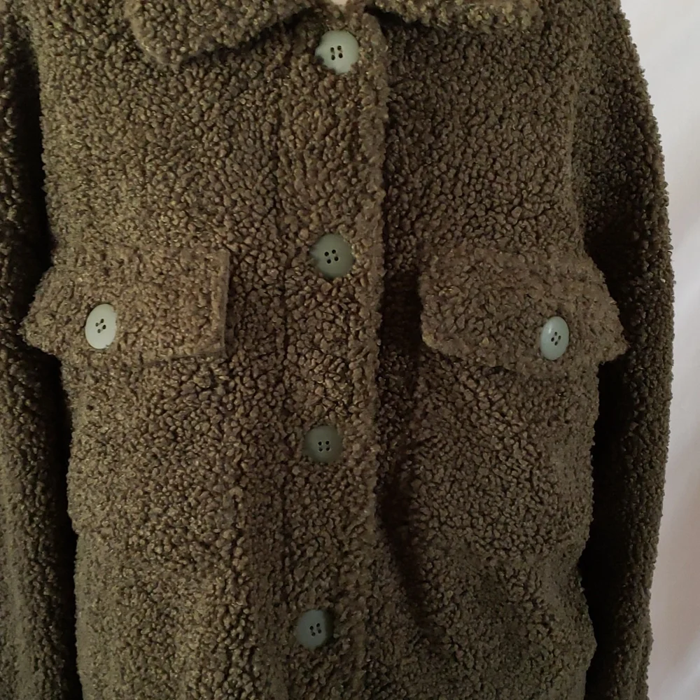 NEW Sanctuary Faux Shearling Crop Trucker Jacket